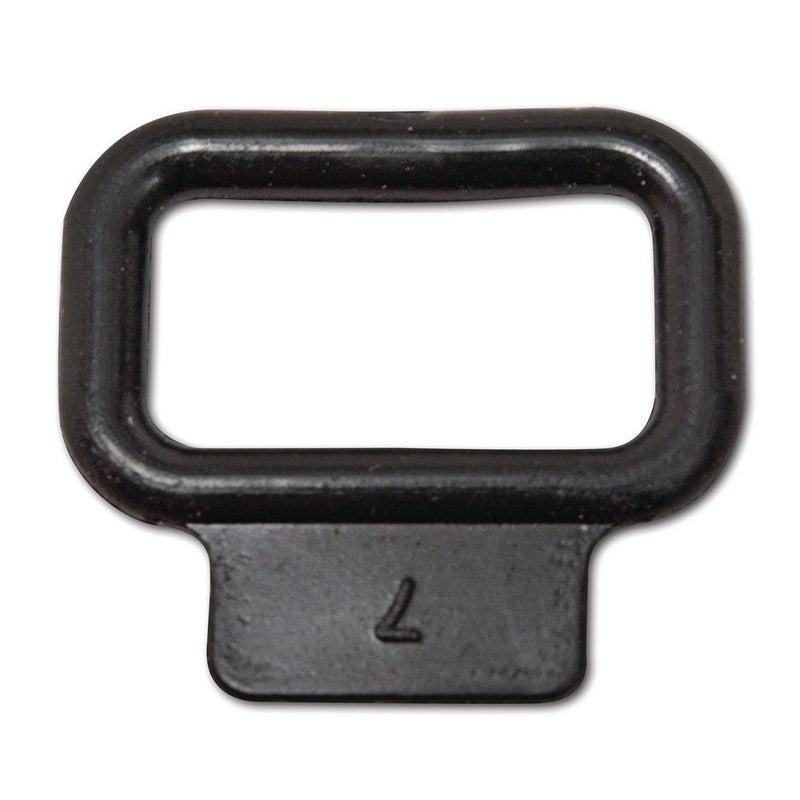 HellermannTyton - Befestigungsschelle für Kabel/Rohre Befestigungsschelle R3-PVC-BK-D1 L=26,2mm B=23,8mm − 500 Stück