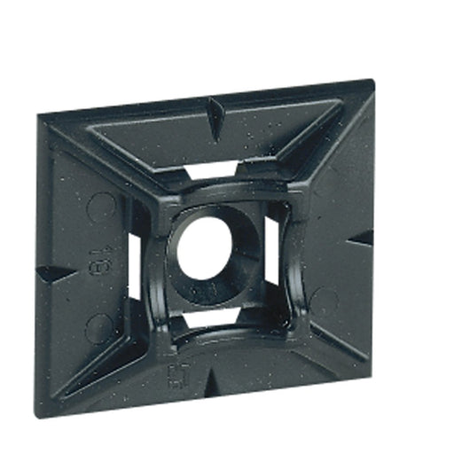 Legrand - Befestigungssockel und -element für Kabelbinder Klebesockel selbstklebend Legrand 032067 30x25mm schwarz − 100 Stück