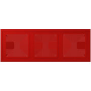 Jung - Abdeckrahmen Rahmen 3-fach LCZ 983 BF 227 rouge vermillon 31