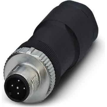 Phoenix Contact - Rundsteckverbinder, feldkonfektionierbar (Industriesteckverbinder) Sensor-/Aktor-Stecker SACC-M12MS- #1662285 − 1 Stück