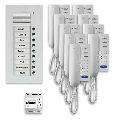 TCS Tür Control - Türsprech-Set Audio Außenstation Pack 9 PPU09-EN/02 PUK 9 Tasten UP