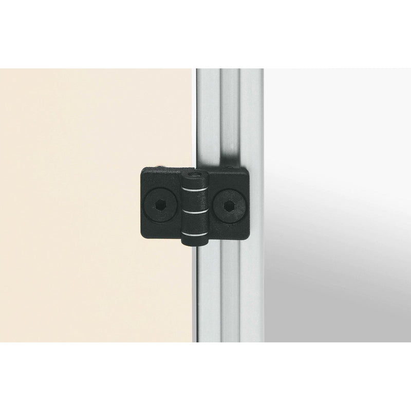 Item - Verbinder für Stiel/Profilschiene Scharnier 0.0.370.18 schwarz, 1N