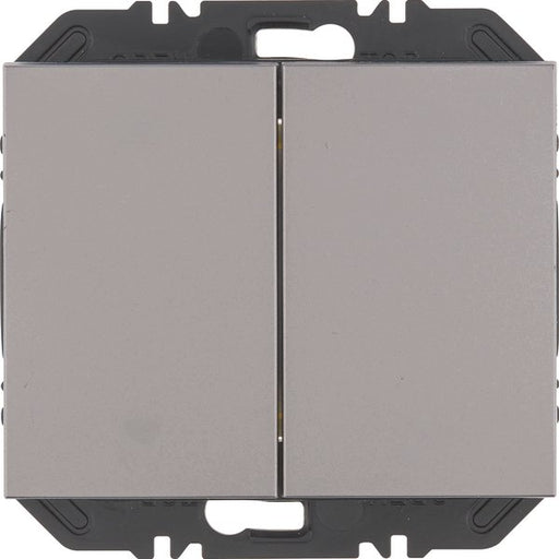 Berker - Bussystem-Hand-/Wandsender Friends of Hue Tasten 24127033 2fach,K.5,alu lack