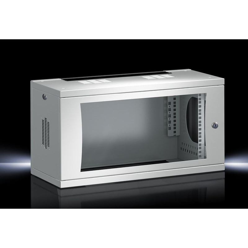 Rittal - Netzwerkgehäuse FlatBox 6HE 600x400x358mm DK 7507.000 Sichttür