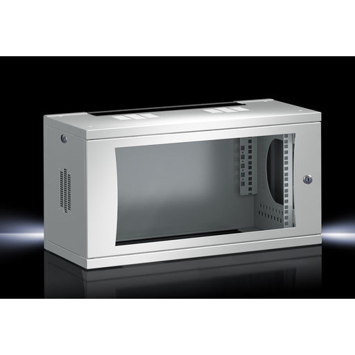 Rittal - Netzwerkgehäuse FlatBox 6HE 600x400x358mm DK 7507.000 Sichttür