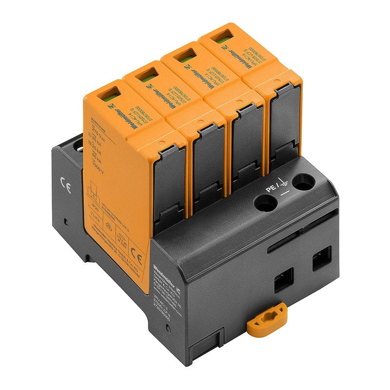 Weidmüller - Überspannungsableiter für Energietechnik/Stromversorgung Überspannungsableiter VPUACI4275/25LCFS o. Fernmeldekontakt