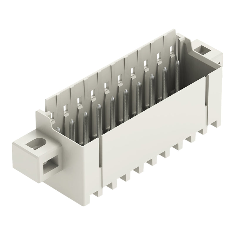 WAGO - Leiterplattensteckverbinder THR-Stiftleiste Lötstift 2091-1410/205-000 1,0mm,gerade,lgr − 100 Stück