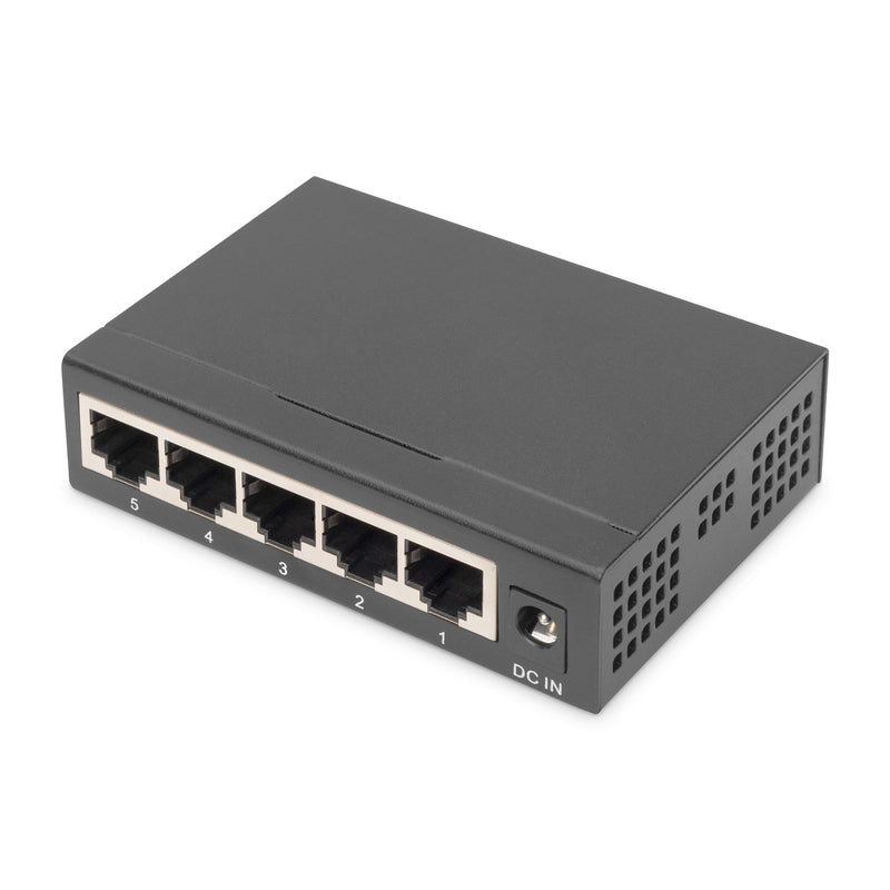 DIGITUS - Netzwerk Switch Gigabit Switch DN-80202-1 5-Port
