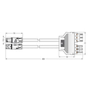 WAGO GmbH & Co. KG - Konfektionierte Leitung für steckbare Gebäudeinstallation konfektionierte Y-Leitung 774-5001/103-000 Eca,Kod. A/S,sw