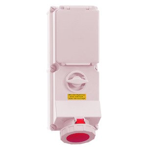 Bals Elektrotech - CEE-Steckdose abschaltbar, abgesichert (IEC 60309) CEE-Steckdose 17672 32A,5p,400V,6H,IP67