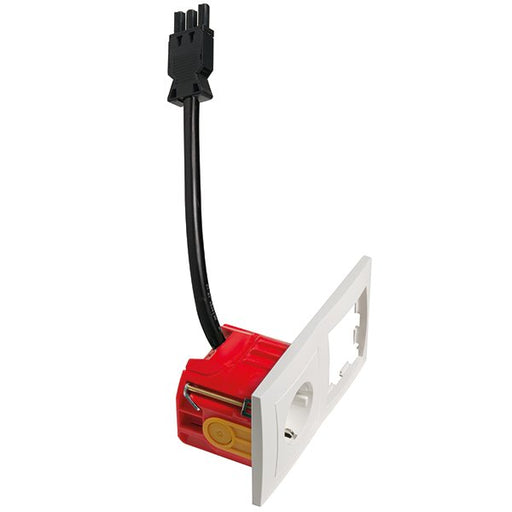 Peha - Schalter-/Steckdosenkombination Socketline Connect H11.6611572.02GE30BW Geräte-Kombi, rws