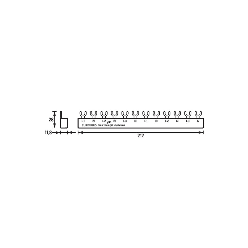 Doepke - Phasenschiene EV-S G 3.1+N.12.120
