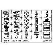 ABB Stotz S&J - Kennzeichnungsmaterial Kennzeichnungsschild BS-PIKTO mit Piktogramm