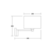 Brumberg Leuchten - Decken-/Wandleuchte Wandleuchte 58111020 1x E27 max. 60W