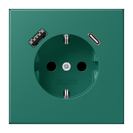 Jung - Steckdose SCHUKO Steckdose LC 1520-15 CA 216 vert anglais (32040)