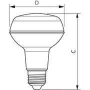 Philips Lighting - LED-Lampe/Multi-LED LED-Reflektorlampe R80 CoreProLED #81183200 E27