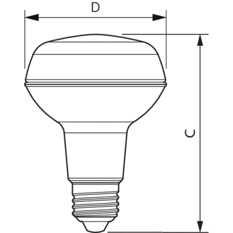 Philips Lighting - LED-Lampe/Multi-LED LED-Reflektorlampe R80 CoreProLED #81183200 E27