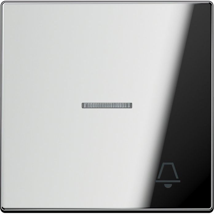 Jung - Abdeckung/Bedienelement für Installationsschalterprogramme Wippe Symbol KLINGEL gl.ch GCR 2990 KO5 K für beleuchtb.Taster