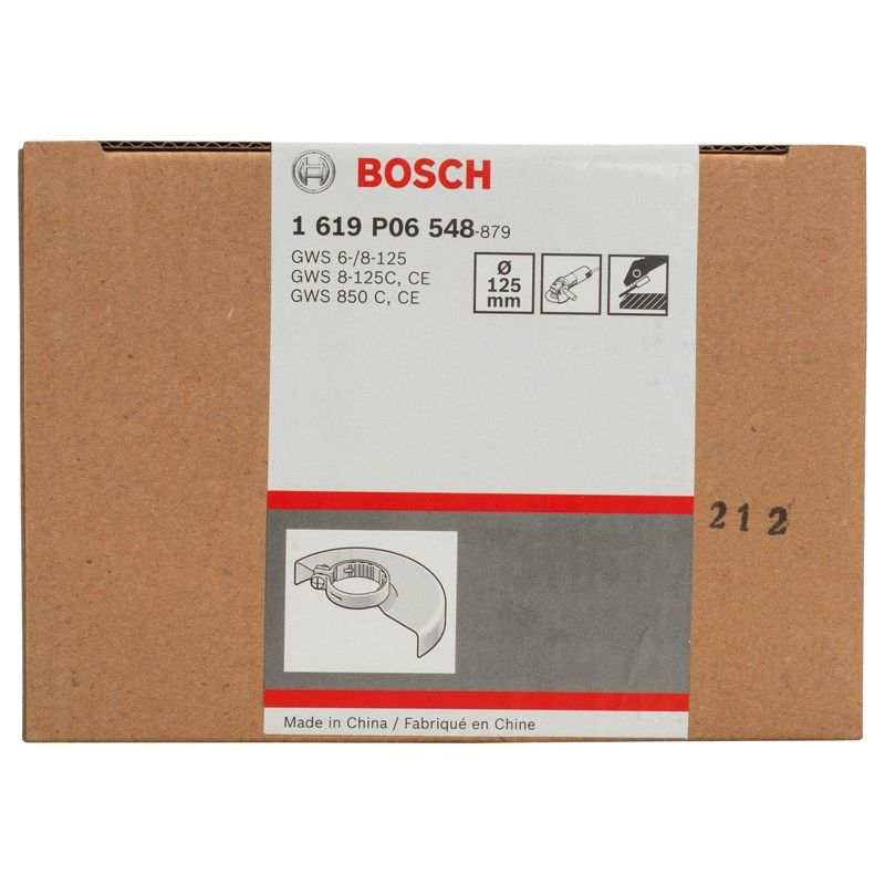 Bosch - Systemzubehör für Schleifen/Polieren (Akku/elektrisch/Druckluft) Schutzhaube ohne 1619P06548 Deckblech 125 mm
