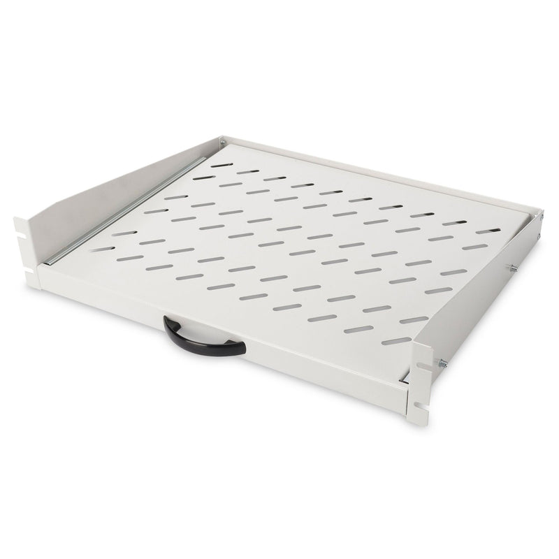 DIGITUS - Komponente für den Ausbau (Schaltschrank) Ausziehbarer Fachboden DN-19-TRAY-2-450 2HE,RAL 7035
