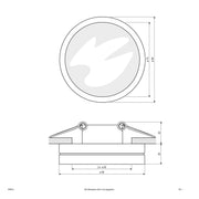 EVN Lichttechnik - Downlight/Strahler/Flutlicht NV EB-Leuchte 658 014 alu-sat 12V 35W max. IP65