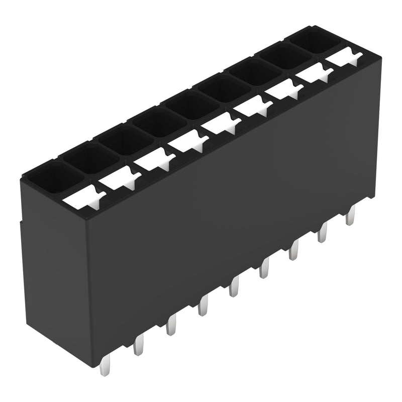 WAGO - Leiterplattenklemme THR-Leiterplattenklemme 20861109300000997607 Drücker,1,5mm²,sw − 940 Stück