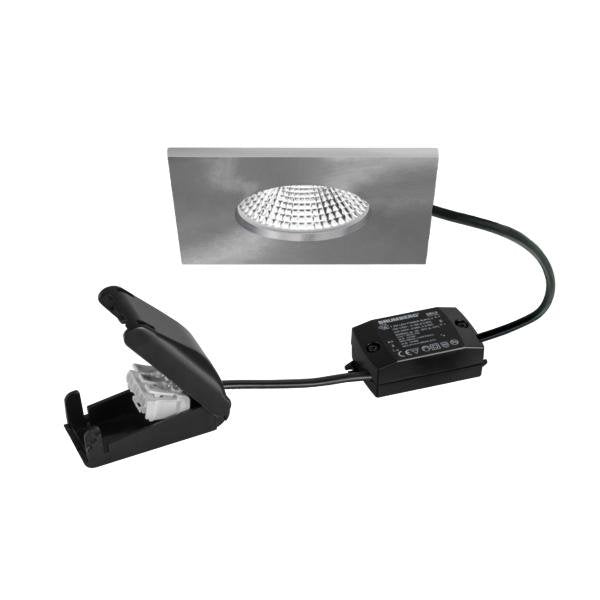 Brumberg Leuchten - Downlight/Strahler/Flutlicht LED-Einbaudownlight 230V 38481153AB 3000K, ni-mt