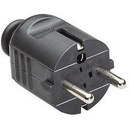 Bachmann - Schutzkontaktstecker Schutzkontakt-Stecker 910.170 sw, Zentral