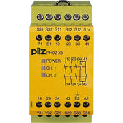 Pilz - Gerät zur Überwachung von sicherheitsgerichteten Stromkreisen Not-Aus-Schaltgerät PNOZ X3 #774316 120AC24DC3n/o1n/c1so