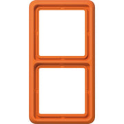 Jung - Abdeckrahmen Rahmen 2-fach orange CD 582 WU O waage/senkrecht