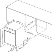 Amica - Geschirrspüler EB-Geschirrspüler EGSP 573 911 E