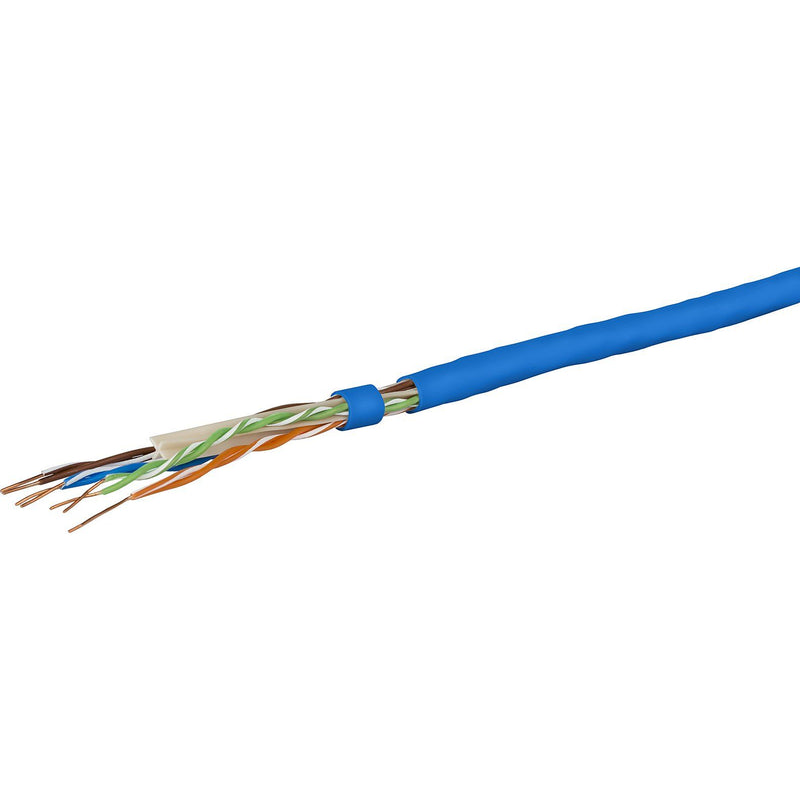 Metz Connect - Daten- und Kommunikationskabel Datenkabel Kat.6 blau GC400-4P-Eca-T500 4P U/UTP AWG23 − 500 Meter