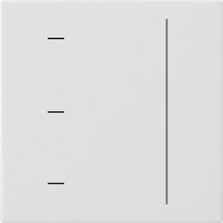 Gira - Bedienelement intelligent Touchaufsatz 536503 S3000 Reinweiß