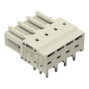 WAGO GmbH & Co. KG - Leiterplattensteckverbinder THTFederleiste abgewinkelt 831-3524 Maß 7,62mm,lgr − 24 Stück