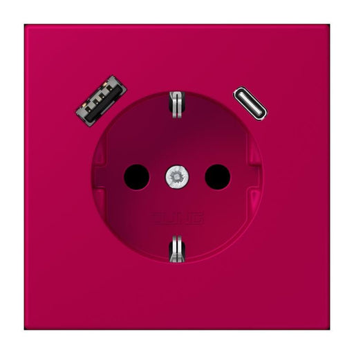 Jung - Steckdose SCHUKO Steckdose LC 1520-15 CA 230 rouge rubia (32101)
