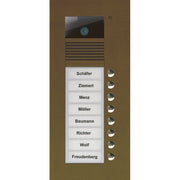 TCS Tür Control - Türstation für Türkommunikation Video color Außenstation V AVU14080-0012 PUK 8 Tasten 1-spalt