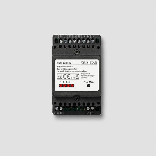 Siedle&amp;Söhne - Zusatzgerät für Türkommunikation Bus-Schaltmodul BSM 650-02 f.YR-System-Bus − 1 Stück by Siedle&amp;Söhne
