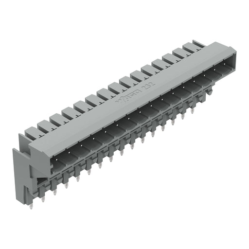 WAGO - Leiterplattensteckverbinder THT-Aufstock-Stiftleiste 232-346 1,0x1,0,abgew.,gr − 25 Stück