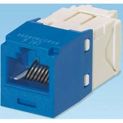 Panduit - Modularer Steckverbinder MINI-COM Modul Cat.6 CJ688TGBU RJ45 UTP blau − 50 Stück