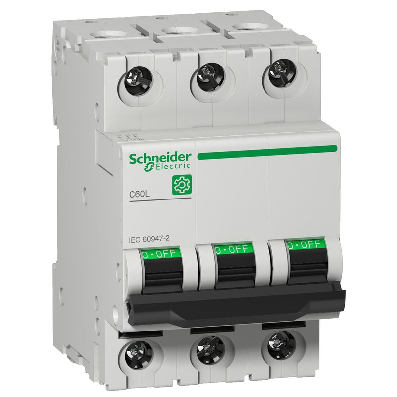 Schneider Electric - Leitungsschutzschalter LS-Schalter Multi 9 OEM M9F17302 C60L 3-pol 2A 25kA − 4 Stück