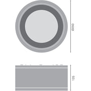 Ledvance - Downlight/Strahler/Flutlicht LED-Aufbaudownlight IP65 DLSU.DN250P4584036DW 840, 36Gr., ws