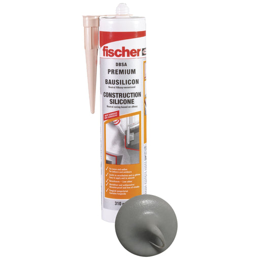 Fischer Deutschl - Dichtstoff Bausilicon DBSA GR betongrau