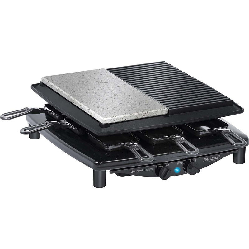 Steba - Raclette Gourmet-Raclette RC 4 plus sw Stein/Gussplatte