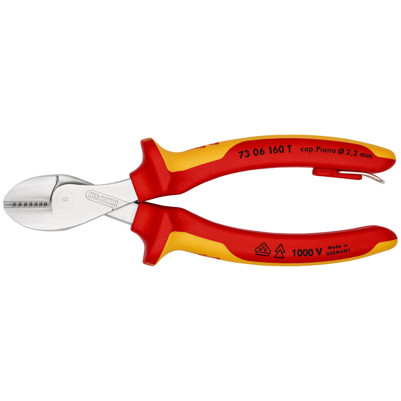 Knipex - Seitenschneider VDE Kompaktseitenschneider 73 06 160 T 160mm, X-Cut