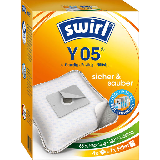 Swirl - Zubehör/Ersatzteile für Bodenpflege Staubbeutel Y 05 EcoPor VE4 für übrige Marken