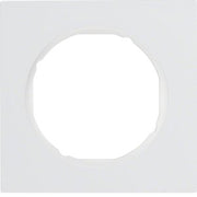 Berker - Abdeckrahmen Rahmen pows/gl 10112289 1fach, rund