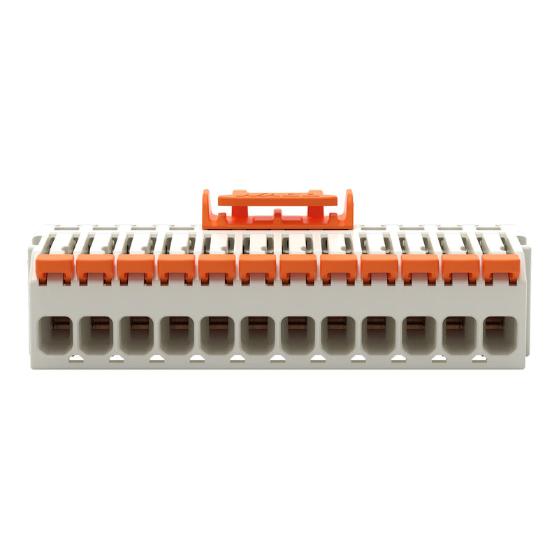WAGO - Kabelsteckverbinder für Leiterplattensteckverbinder 1-Leiter-Federleiste,Hebel 27341112329000336000 PushinCAGECLAMP,lgr − 25 Stück