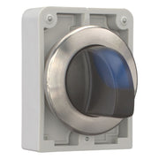 Eaton - Frontelement für Wahlschalter Leuchtwahltaste RMQ-Titan M30I-FWLK3-B tastend Knebelgriff