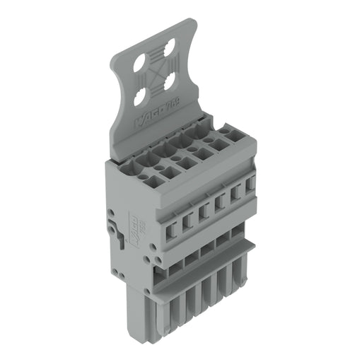 WAGO - Ein- und mehrpolige Klemmenleiste 1-Leiter-Federleiste 769-106/144-000 CAGECLAMP,4mm²,gr − 10 Stück