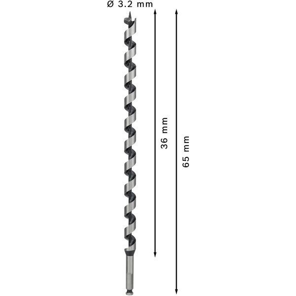 Bosch - Bohrer PRO Wood 2608597646 Holzschlangenbohrer